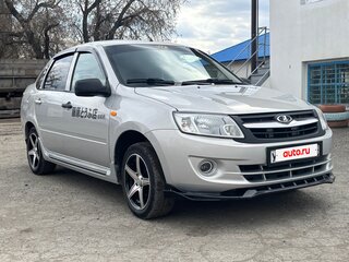 2013 Lada (ВАЗ) Granta I, серебристый, 450000 рублей, вид 3