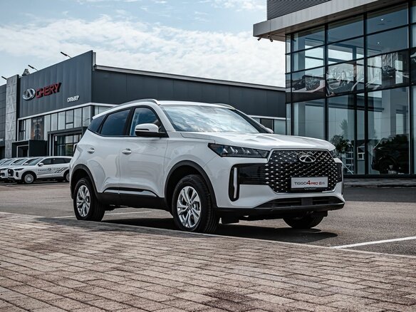 2025 Chery Tiggo 4 I Рестайлинг 2, белый - вид 4