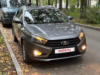 2018 Lada (ВАЗ) Vesta SW I, серый, 870000 рублей, вид 3