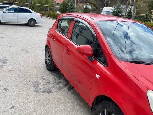 2008 Opel Corsa D, красный, 535000 рублей - вид 4
