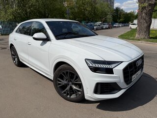 2018 Audi Q8 55 TFSI I (4M), белый, 5200000 рублей, вид 1