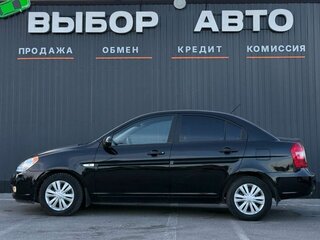 2006 Hyundai Verna II, чёрный, 429000 рублей, вид 4