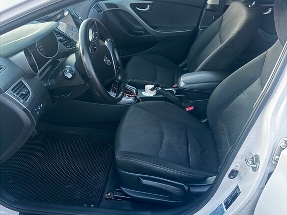 2015 Hyundai Elantra V (MD) Рестайлинг, белый, 870000 рублей - вид 8