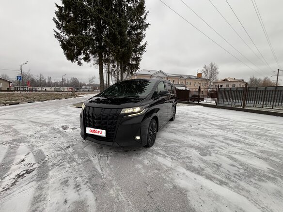 2021 Toyota Alphard III Рестайлинг, чёрный, 4600000 рублей - вид 8