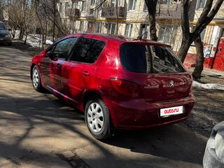 2007 Peugeot 307 I Рестайлинг, красный, 399000 рублей, вид 3