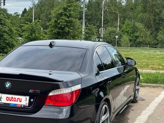 2008 BMW 5 серии 525i V (E60/E61) Рестайлинг, чёрный, 1375000 рублей, вид 5