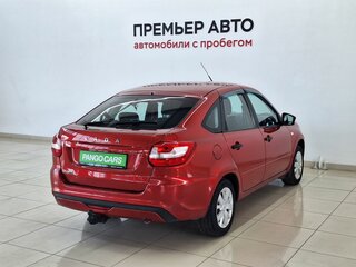 2019 Lada (ВАЗ) Granta I Рестайлинг, красный, 510000 рублей, вид 4