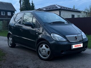 1999 Mercedes-Benz A-Класс 160 I (W168), чёрный, 330000 рублей, вид 3