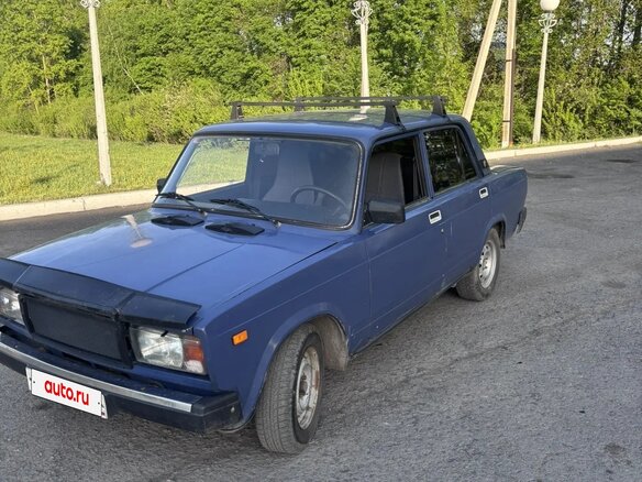 2007 Lada (ВАЗ) 2107, синий, 160000 рублей