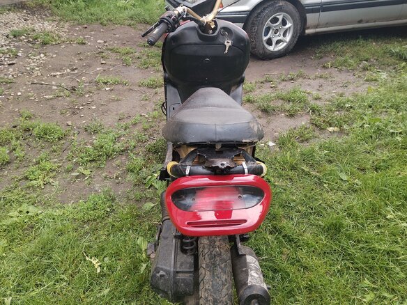 2004 Honda Dio, красный, 17000 рублей - вид 1