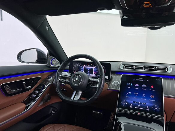 2021 Mercedes-Benz S-Класс 450 Long 4MATIC VII (W223), чёрный, 9700000 рублей - вид 12