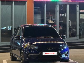 2025 Lada (ВАЗ) Granta Sport I Рестайлинг, синий, 1500000 рублей, вид 3