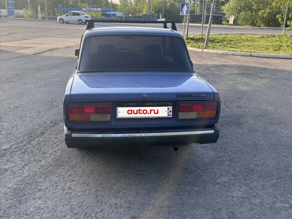 2007 Lada (ВАЗ) 2107, синий, 160000 рублей - вид 3