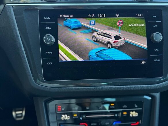 2021 Volkswagen Tiguan II Рестайлинг, синий, 2250000 рублей - вид 21