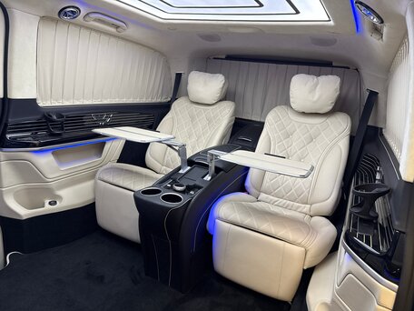 2024 Mercedes-Benz V-Класс Extra Long 300 d экстра длинный III (W447) Рестайлинг 2, чёрный, 26500000 рублей, вид 2