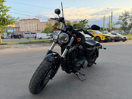 2017 Harley-Davidson Forty-Eight, чёрный, 970000 рублей, вид 4