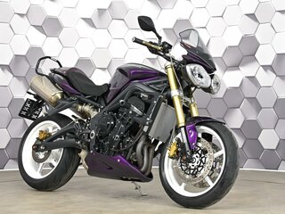 2011 Triumph Street Triple, фиолетовый, 507000 рублей, вид 1