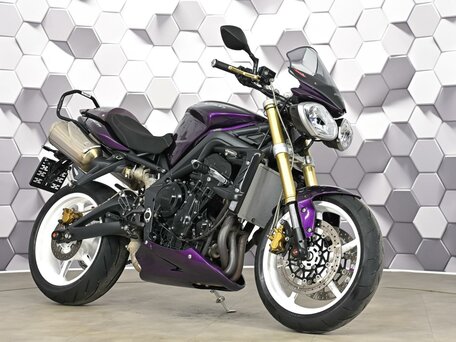 2011 Triumph Street Triple, фиолетовый, 507000 рублей, вид 1