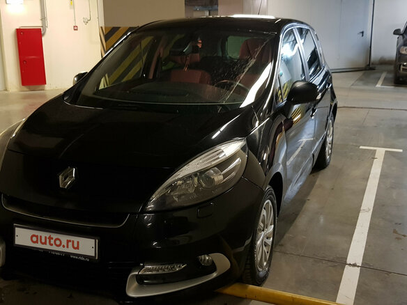 2012 Renault Scenic III Рестайлинг, чёрный - вид 1