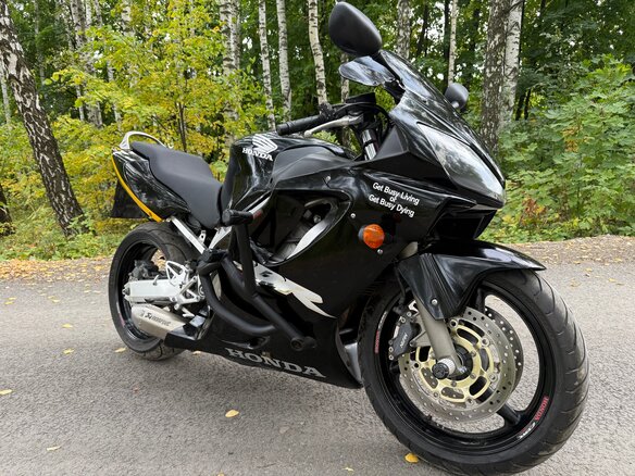 2004 Honda CBR 600F, чёрный - вид 1