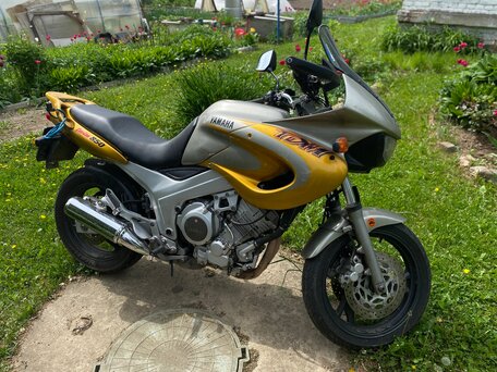 1998 Yamaha TDM850, жёлтый, 250000 рублей, вид 2