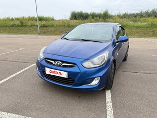 2012 Hyundai Solaris I, синий, 640000 рублей, вид 2