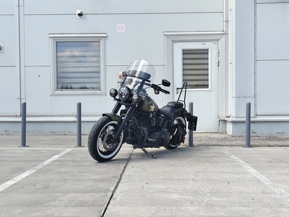 2015 Harley-Davidson Softail Slim, зелёный - вид 3