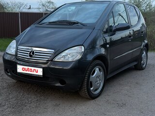 1999 Mercedes-Benz A-Класс 160 I (W168), чёрный, 330000 рублей, вид 1