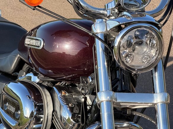 2007 Harley-Davidson Sportster 1200, коричневый, 565000 рублей - вид 5