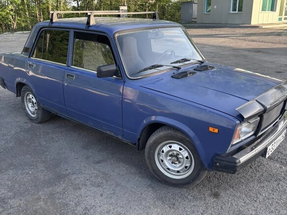 2007 Lada (ВАЗ) 2107, синий, 160000 рублей - вид 2