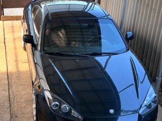 2007 Hyundai Coupe II (GK), чёрный, 900000 рублей, вид 3
