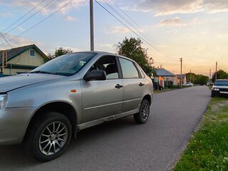 2008 Lada (ВАЗ) Kalina I, серый, 159000 рублей, вид 1