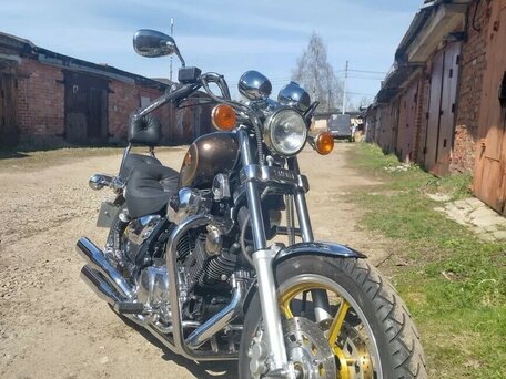 1997 Yamaha XV1100 Virago, коричневый, 350000 рублей, вид 4