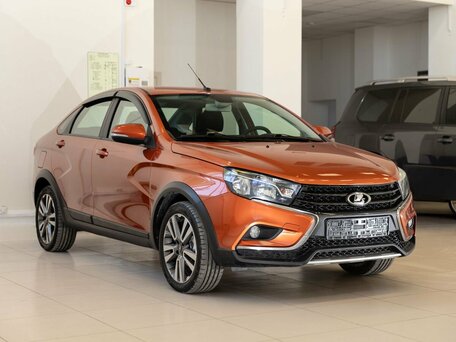 2018 Lada (ВАЗ) Vesta Cross I, оранжевый, 950000 рублей, вид 1