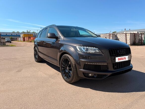 2012 Audi Q7 I (4L) Рестайлинг, чёрный, 2800000 рублей - вид 3