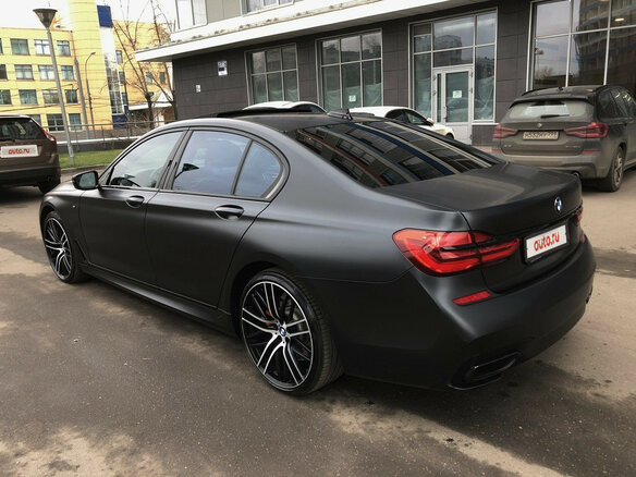 2016 BMW 7 серии 740d xDrive VI (G11/G12), серый - вид 2