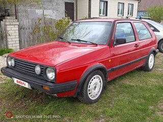 1989 Volkswagen Golf II, красный, 270000 рублей, вид 1