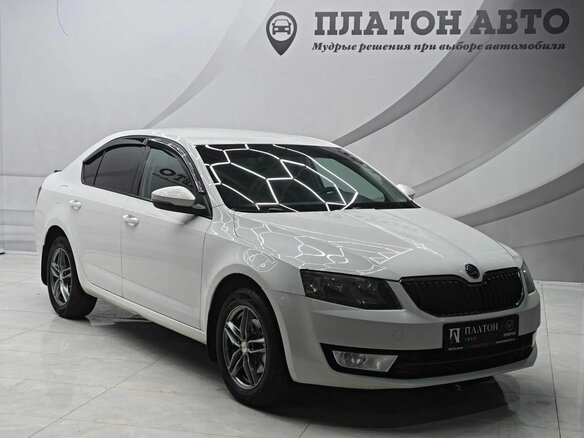 2013 Skoda Octavia III (A7), белый - вид 2
