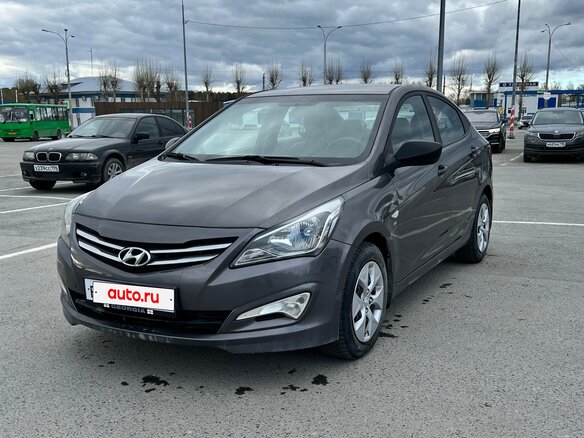 2014 Hyundai Solaris I Рестайлинг, серый, 1199000 рублей