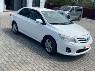 2012 Toyota Corolla X (E140, E150) Рестайлинг, белый, 1220000 рублей, вид 1