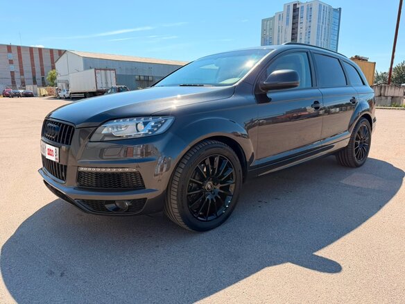 2012 Audi Q7 I (4L) Рестайлинг, чёрный, 2800000 рублей