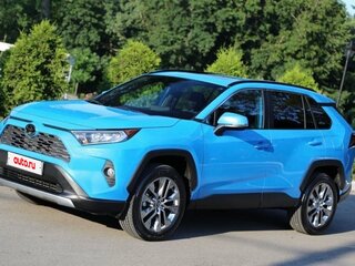 2021 Toyota RAV4 V (XA50), голубой, 3800000 рублей, вид 2