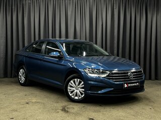 2020 Volkswagen Jetta VII, синий, 1749900 рублей, вид 2