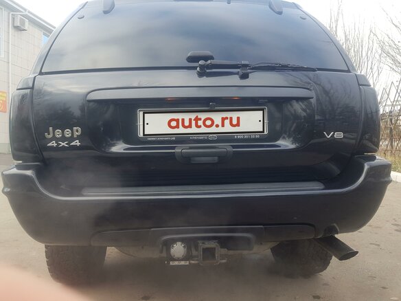 2003 Jeep Grand Cherokee II (WJ), чёрный - вид 3