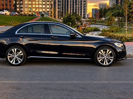 2016 Mercedes-Benz C-Класс 200 9G-TRONIC IV (W205), синий, 2500000 рублей, вид 4