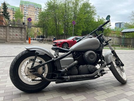 1996 Yamaha XVS400 Drag Star, серый, 400000 рублей, вид 3