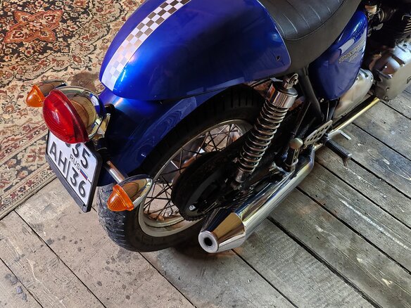 2005 Triumph Thruxton, синий, 540000 рублей - вид 1