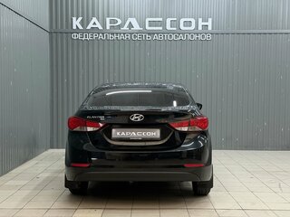 2015 Hyundai Elantra V (MD) Рестайлинг, чёрный, 1279000 рублей, вид 4
