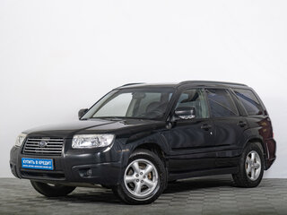 2007 Subaru Forester II Рестайлинг, чёрный, 899000 рублей, вид 2