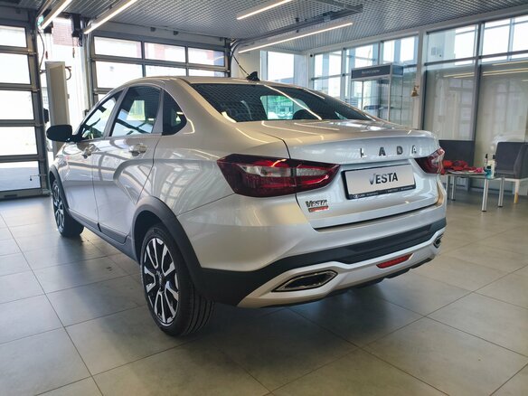 2026 Lada (ВАЗ) Vesta Cross I Рестайлинг (NG), серебристый, 1913000 рублей - вид 6